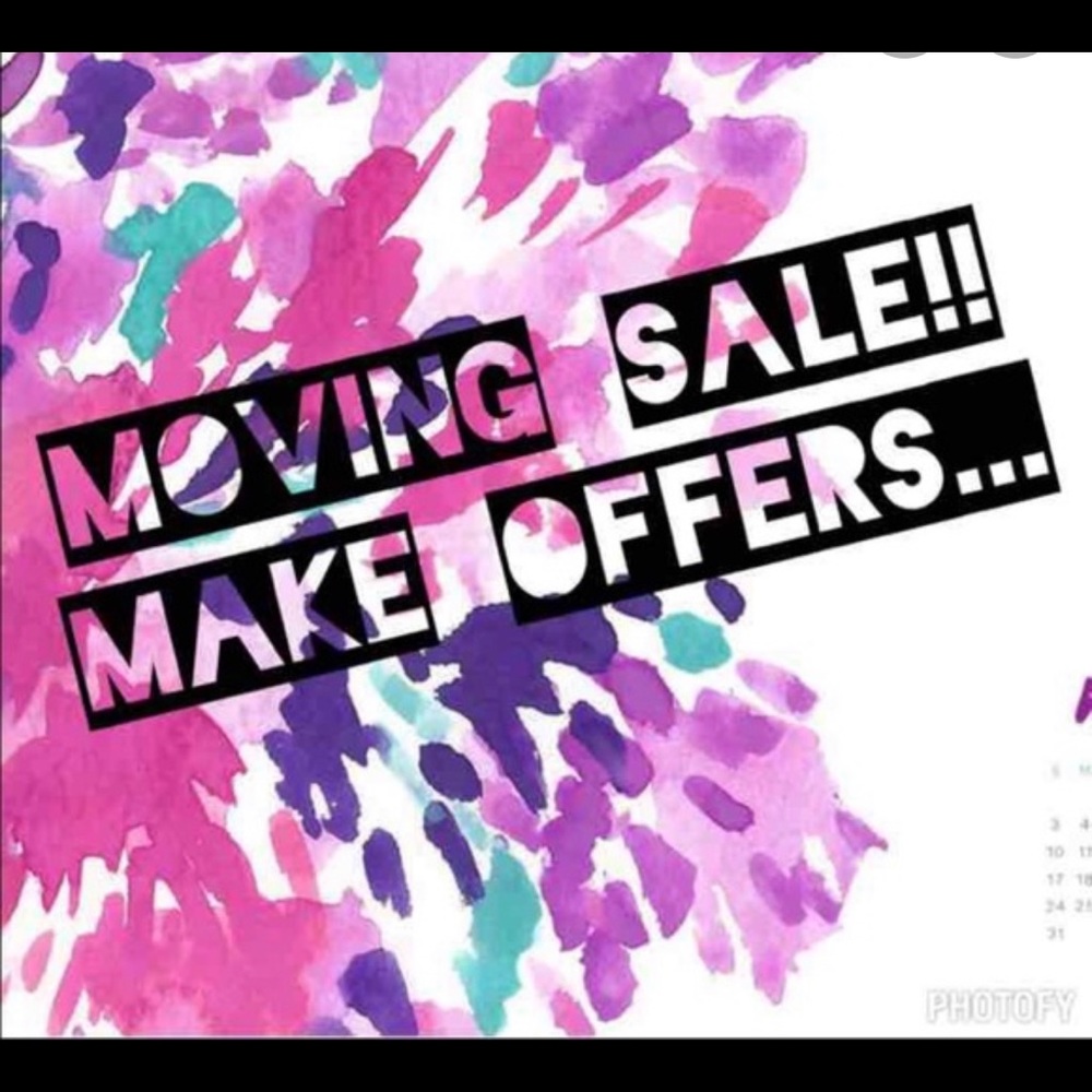 Moving sale